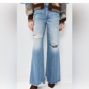 MOTHER The Ditcher Roller Sneak jeans in IYKYK